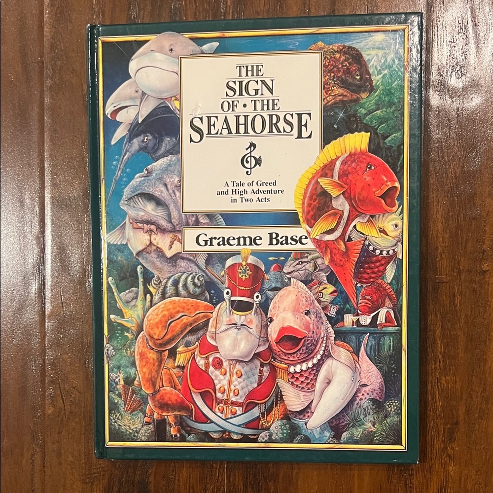 5/$10 Kids Picture Books | The Sign of the Seahorse Book by Graeme Base
